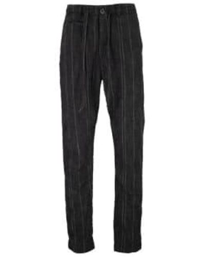 Hannes Roether Stripe Trouser Extra Large - Black