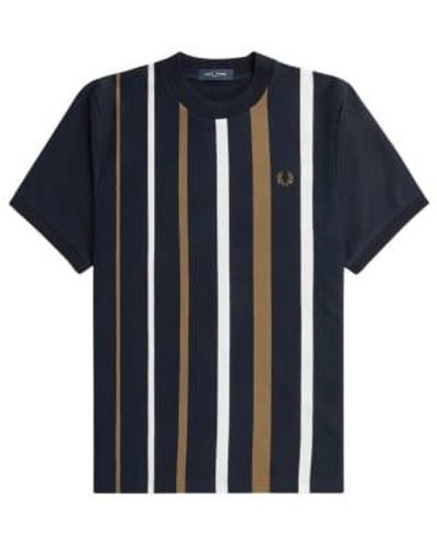 Fred Perry Camiseta franja gradiente - Negro