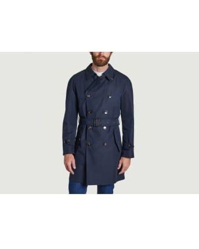 L'IMPERMEABILE Limpermeabile Tony New Gab Trench Coat - Blu