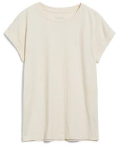 ARMEDANGELS Idaa Undyed Organic Cotton T-shirt S - White