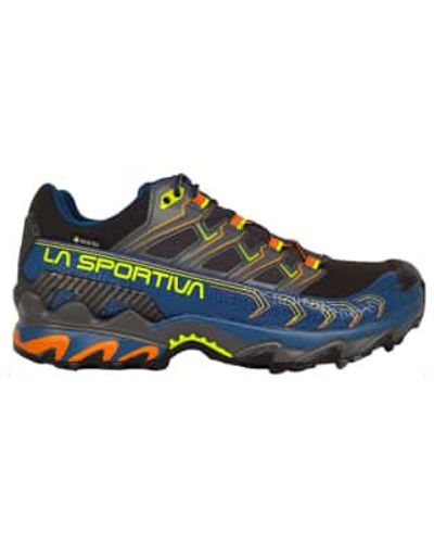 La Sportiva Shoes Ultra Raptor Ii Gtx Storm /lime Punch 441⁄2 - Blue