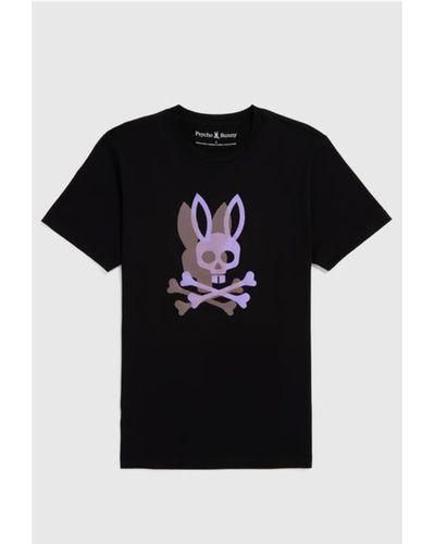 Psycho Bunny Chicago Hd Dotted Graphic T Shirt Xxl - Black