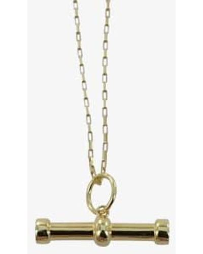 Reeves & Reeves Reeves And Reeves T Bar Necklace - Metallizzato