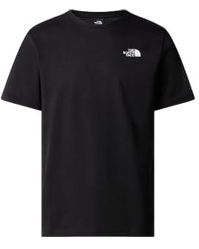 The North Face T-shirt Redbox Uomo /optic Emerald S - Black