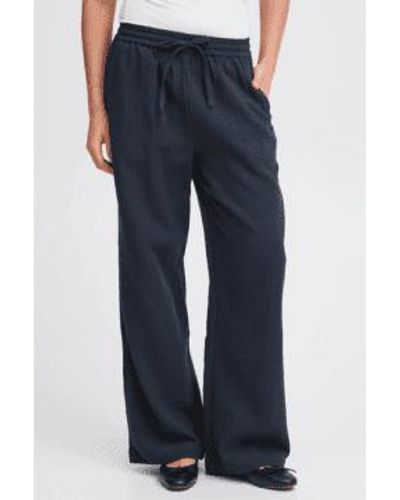 Ichi Mika Total Eclipse Trousers 34 - Blue