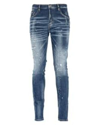 7TH HVN S2493 Jeans 36 Waist - Blue