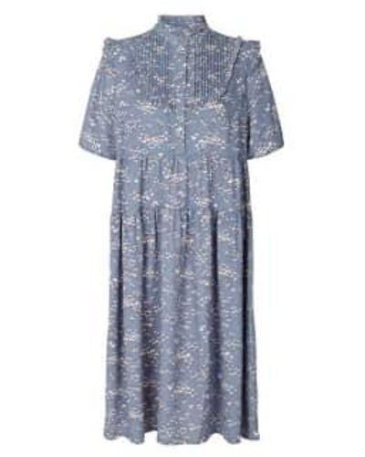 Lolly's Laundry Floral Darling Dress S - Blue