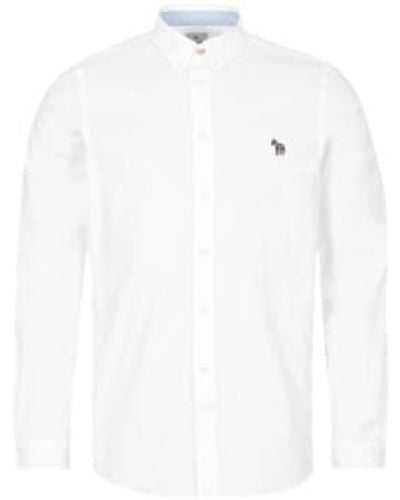 PS by Paul Smith Zebra Oxford Shirt 1 - Bianco