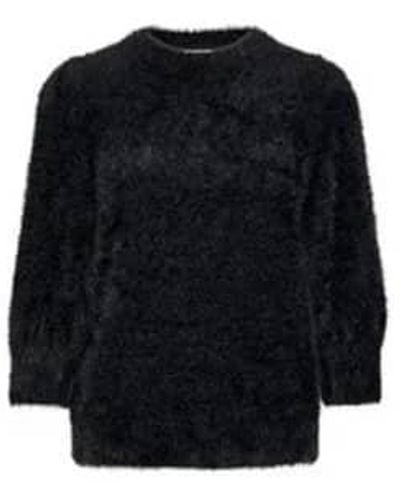 Saint Tropez Banni pullover in schwarz