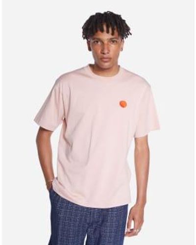 Olow Pastel Oversized Draco T Shirt L - Pink