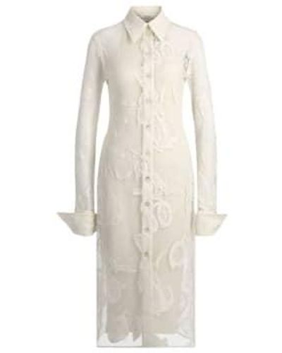 Sportmax Embroidered Lace Dress - Bianco
