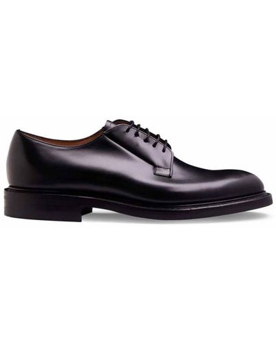 Cheaney Deal Ii R Derby Shoe Black Calf Leather