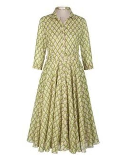 Riani Limeonade Patterned Dress - Verde