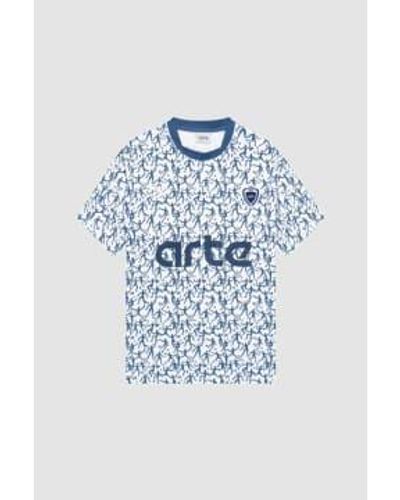 Arte' T-shirt silverster / navy - Bleu