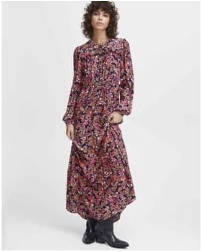Atelier Rêve Irminda Dress Multiflower - Rosso
