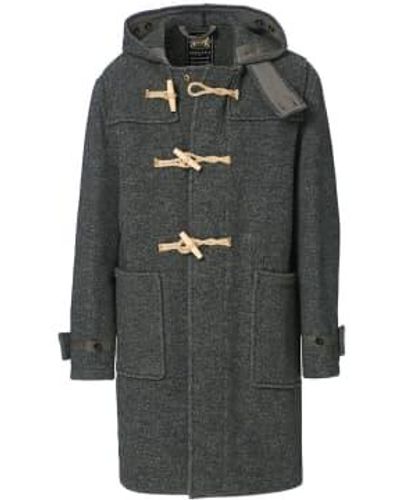 Gloverall 70e anniversaire monty duffle manteau gris - Noir