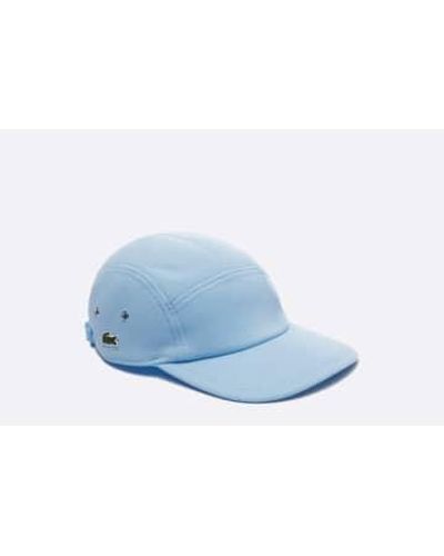 Lacoste Girolle bio -baumwollpiqué -kappe blau