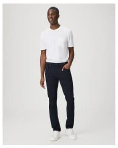 PAIGE Lennox Conined Slim Fit Jeans Col: Milburn - Blanc