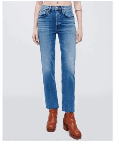 RE/DONE Redone Storm Stove Pipe Jeans - Blu
