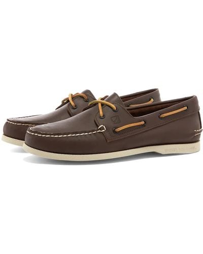 Sperry Top-Sider Topsider Authentic Original 2 Eye Classic Brown - Marrone