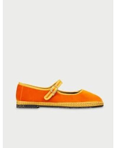 Flabelus Zapato Mary Jane - Orange