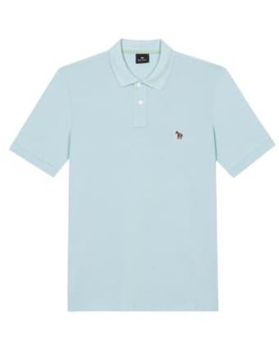 PS by Paul Smith Regular Fit Ss Zebra Polo Shirt - Blue