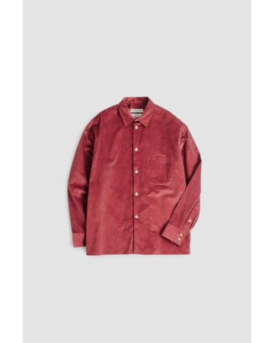 A Kind Of Guise Gusto Shirt Blushy Corduroy - Red