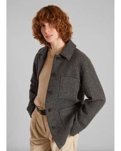 L'Exception Paris Jacket laine vierge fabriquée en france - Gris