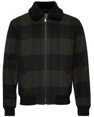 SELECTED Teddy Jacket With Sheep Collar - Black