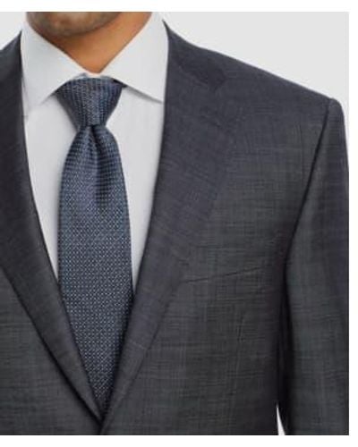 Canali Dark Modern Fit Suit 13280317R Aa02524112 - Blu