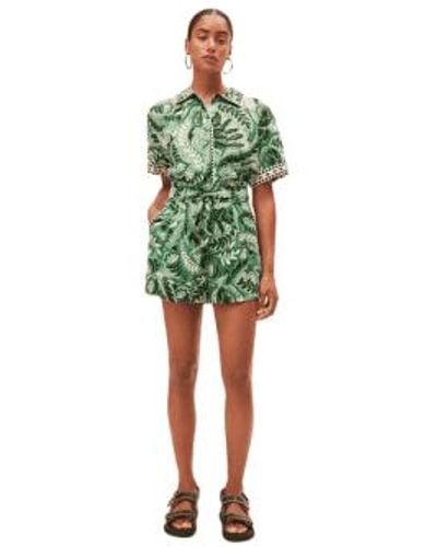 Suncoo Banny shorts en imprimé vert