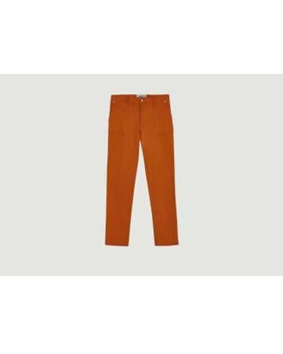 Komodo Carpenter Straight Cut Pants S - Orange