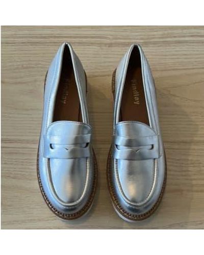 Anorak Findlay loafers shoes white sole - Azul