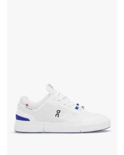 On Shoes Mens the roger spin trainers dans unyed - Blanc