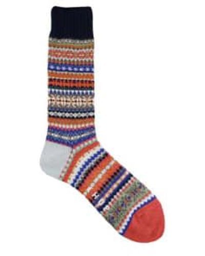 Chup Socks Candle Night Socks Carrot - Rosso