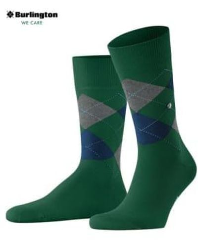 Burlington King Eucaplyptus Socks - Verde