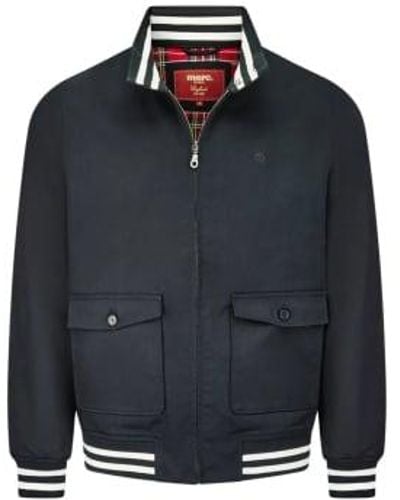 Merc London Dunston Harrington Jacket - Blu
