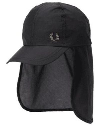 Fred Perry Ripstop Shaded Cap - Black