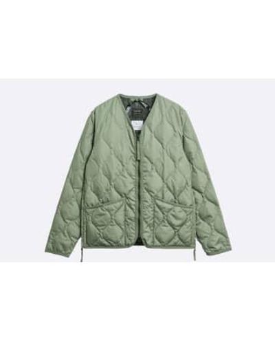 Taion Military W-zip V Neck Down Jacket Xs / - Green