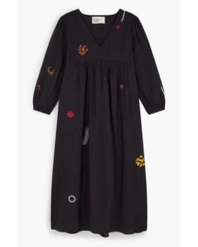 Leon & Harper Romaine Brod Dress M - Black