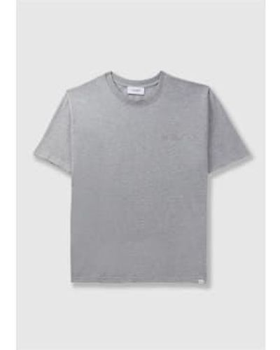 Les Deux S Crew T-shirt - Gray