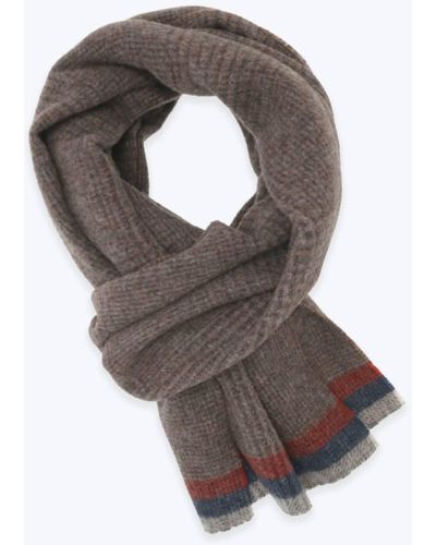 APIA ROPA Y COMPLEMENTOS Chequered Scarf - Grey