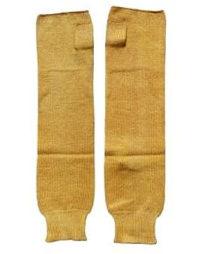 WINDOW DRESSING THE SOUL Wdts Arm Warmers In Mustard - Giallo