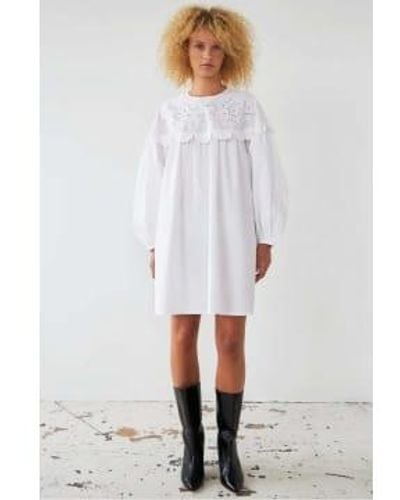 Stella Nova Annemone Dress Embroidery Anglaise 8 - White