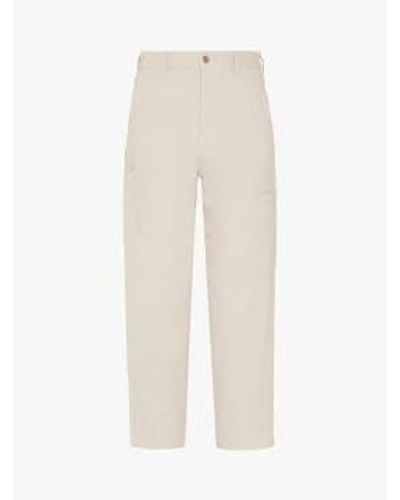 7 For All Mankind Almond Dylan Painter Comfort Twill Trousers - Neutro