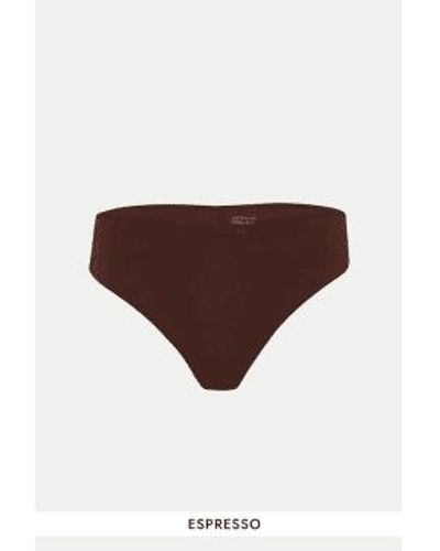 GIRLFRIEND COLLECTIVE Bonded Sport Thong - Bianco