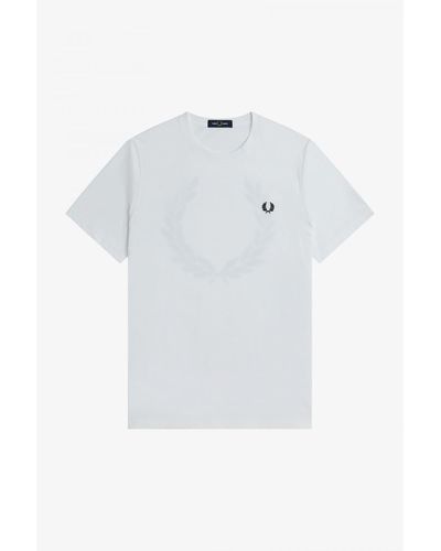Fred Perry Back t-shirt graphique blanc