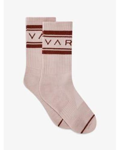 Varley Smoke astley chaussettes actives - Marron