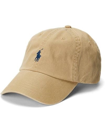 Ralph Lauren Khaki Sports Cap - Natural