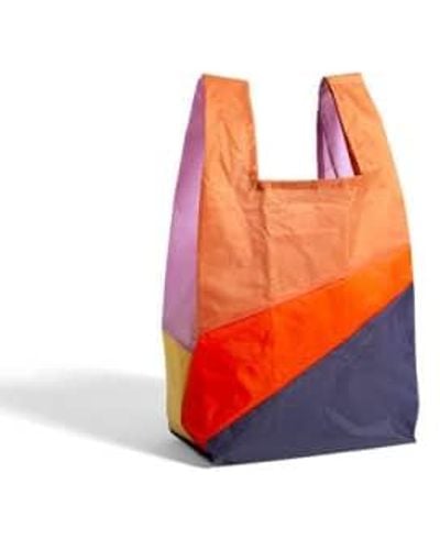 Hay Tote Bag Six-colour Medium Bag Six-colour N° 6 - Orange